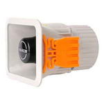 MSP-TPS-02 12VDC Миниатюрный звуковой оповещатель, монтаж в панель, размер 110 мм х 88 мм х 115 мм, питание 24VDC, звуковое давление 110 + 5 дБ, IP65, цвет слоновой кости