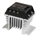 SRH2-1440R 3-х фазное твердотельное реле со встроенным радиатором, 2-х полюсное, 4-30 VDC, нагрузка 48-480 VAC, 40 А