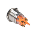 Кнопка S-Pro67 19 мм с фикс. с зеленой подсв. 24В EKF PROxima