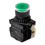 S2PR-P3GABD Кнопка нажатия с зел подсветкой LED 12-30VDC, A1 B1