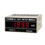 M4W-DV-1 Измеритель, Постоянное напряжение, W96xH48мм, СИД 3 1/2-знака, 199.9мВ полная шкала, 110 и 220VAC