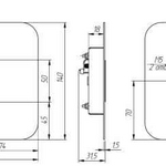 Индикатор шахтный МЮ.ИШВТ.02.00 (M-Prime Steel Flat Dot)