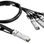 Кабель DAC, QSFP+/4SFP+, пассивный, 1м, RSM10x4PDAC1