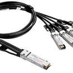 Кабель DAC, QSFP+/4SFP+ , пассивный, 3м, RSM10x4PDAC3