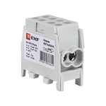 Клемма распределительная КСР с двойным винтом 2x25/2x16 серая EKF PROxima