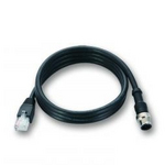CBL-M12MM8PRJ45-BK-100-IP67 Кабель патч-корд Gigabit Ethernet M12A Male (8-конт.) на RJ45, длина 100 см, защита IP67