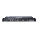NPort S9650I-16-2HV-SSC-T 16-портовый преобразователь RS-232/422/485 в Ethernet cо встроенным Ethernet-коммутатором (2 порта 10/100BaseT(X) - RJ45, 2 порта 100BaseF(X) - одномод, SC), питание