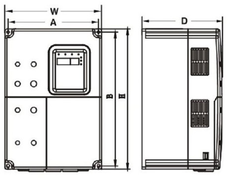 Преобразователь частоты INVT CHV180A-045G-4
