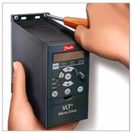 Установка частотного преобразователя VLT Micro Drive FC 51